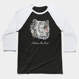 I Choose The Bear - Art Baseball T-Shirt